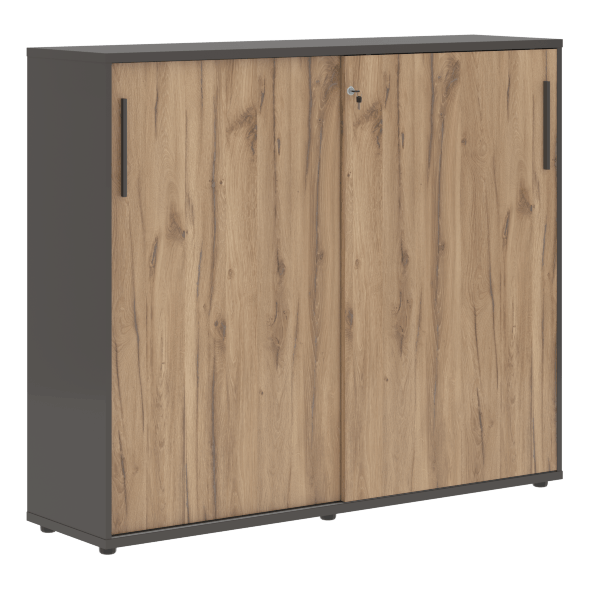 Шкаф средний с дверьми купе EMC 1643 1606х430х1355 EDIS