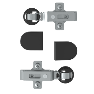 Комплект петель с заглушками для стеклянных дверей ESH-2 EDIS