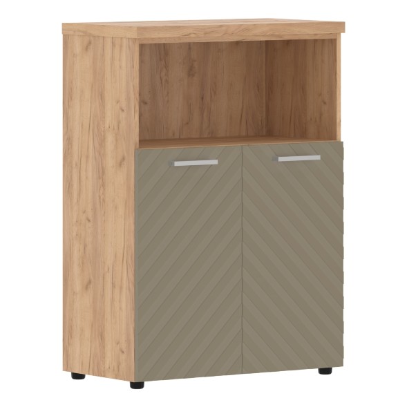 Шкаф с глухими малыми дверьми и топом TLMC 85.3 856х450х1203 TORR LUX во Владимире 