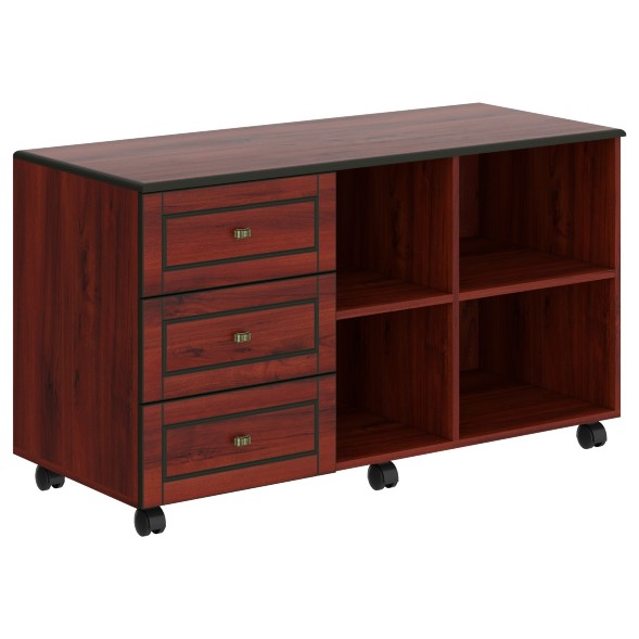 Тумба сервисная LCRT 1250(L) Темный каштан 1200х500х670 LAREX во Владимире 