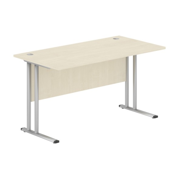 Стол письменный СП-3М Клен*/серебро 1400х720х755 IMAGO-M во Владимире 