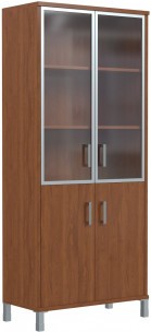 Шкаф комбинированный B 430.4 Орех Гарда 900х450х2054