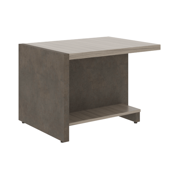 Стол журнальный СФ-531601 Дрифтвуд /Бетон чикаго темно-серый 600х800х550 WOOD&amp;amp;STONE во Владимире 