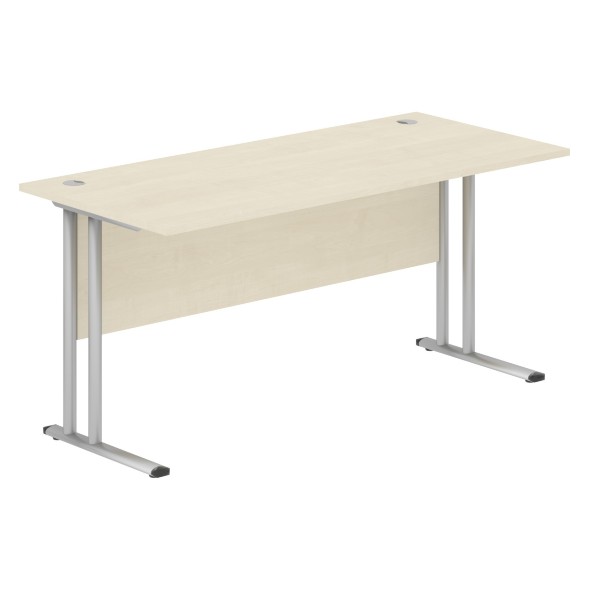 Стол письменный СП-4М Клен*/серебро 1600х720х755 IMAGO-M во Владимире 