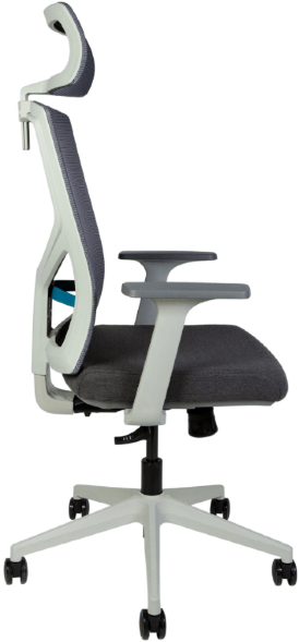 Кресло офисное Денвер серая сетка