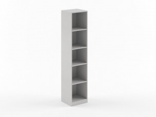 Стеллаж узкий SR-5U Серый 386*359*1815