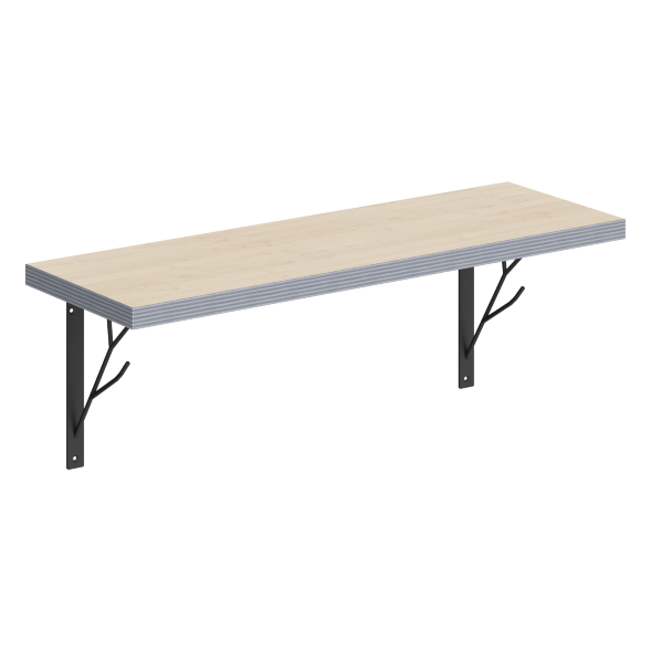 Полка с полкодержателями SH2-TREE 630х210х222 COFFEE во Владимире 