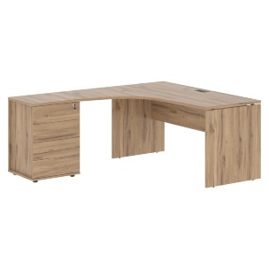 Стол эргономичный с тумбой EDCET 1518(L) 1560х1880х750 EDIS