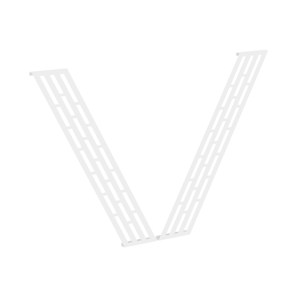 Элемент металлический (2шт) Накладка фронтальной панели XQPOF-2 131х22,5х846 XTEN-QP