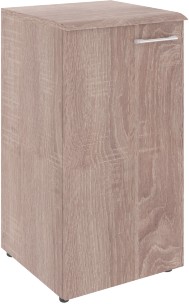 Шкаф колонка с глухой малой дверью (L) и топом WLC 42.1(L) Дуб Сонома 432х432х814 WAVE