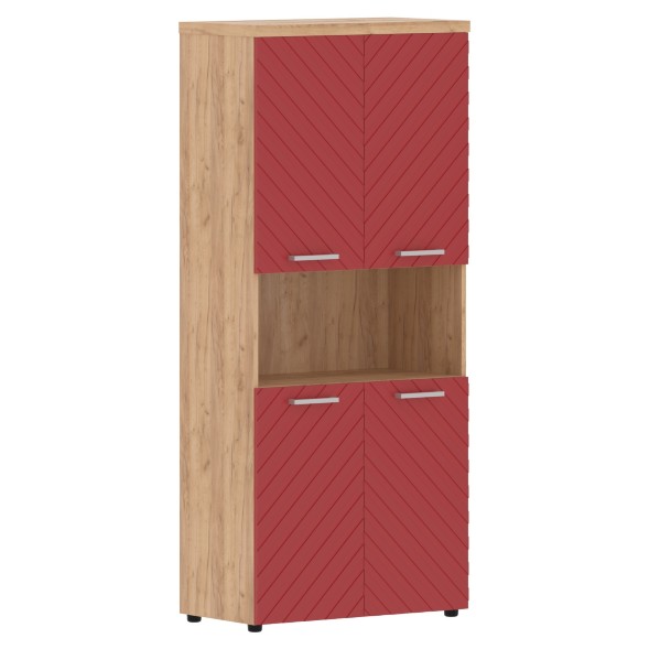 Шкаф с комплектами малых дверей и топом TLHC 85.4 856х450х1968 TORR LUX во Владимире 