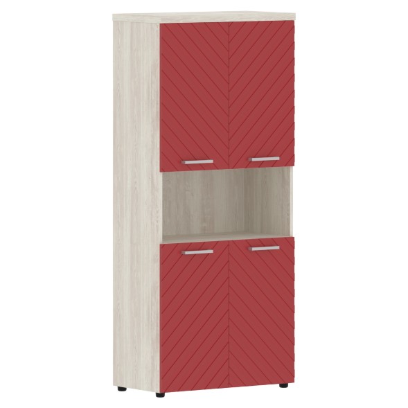 Шкаф с комплектами малых дверей и топом TLHC 85.4 856х450х1968 TORR LUX во Владимире 