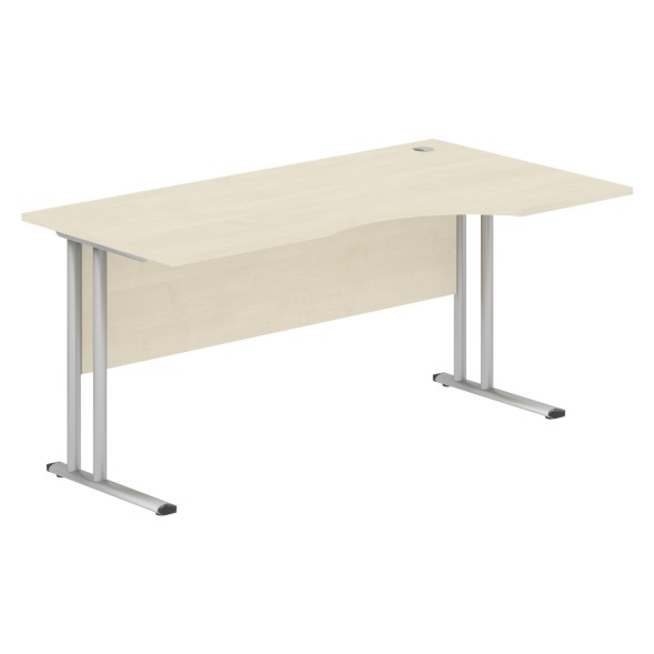Стол эргономичный СА-1M(R) Клен*/серебро 1600х900х755 IMAGO-M во Владимире 
