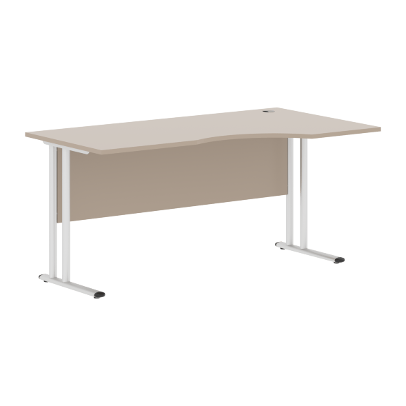 Стол эргономичный СА-1M(R) Клен*/серебро 1600х900х755 IMAGO-M во Владимире 