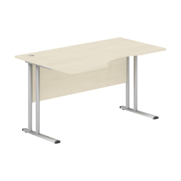 Стол эргономичный СА-2M(L) Клен*/серебро 1400х900х755 IMAGO-M во Владимире 