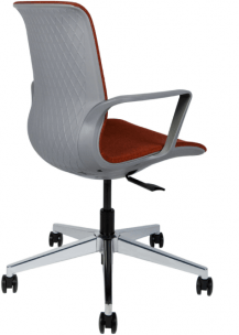 Кресло офисное Некст тёмно-серый пластик