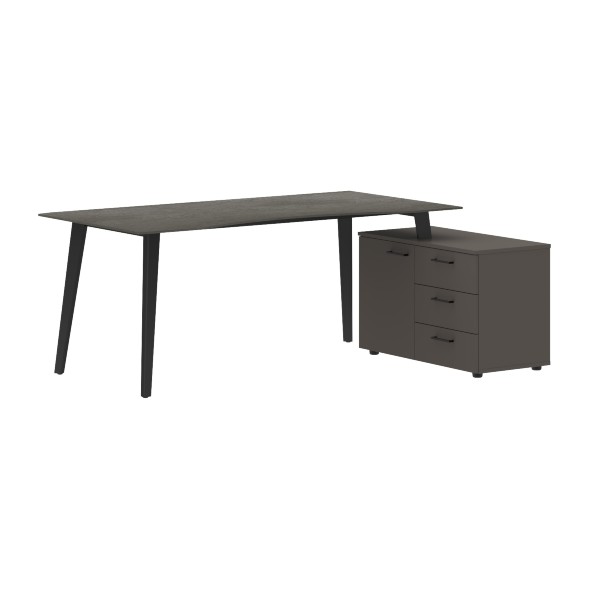 Стол руководителя с тумбой JCT 1813(R) 1800х1300х750 JAY во Владимире 