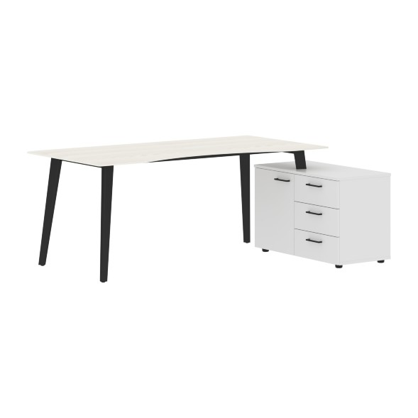 Стол руководителя с тумбой JCT 1813(R) 1800х1300х750 JAY во Владимире 