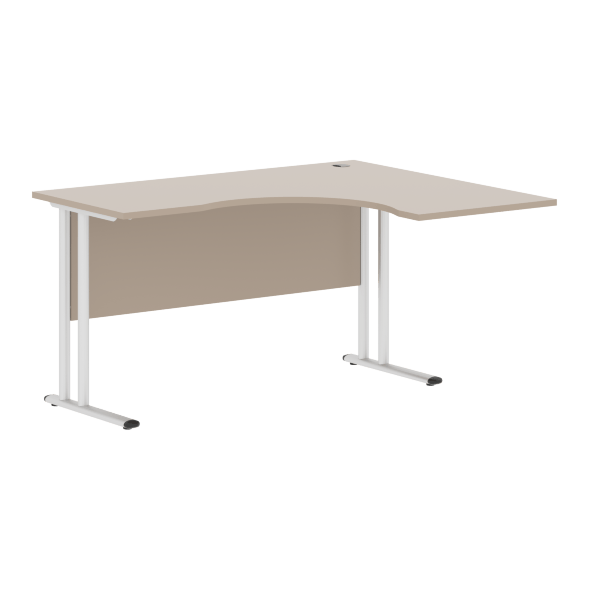 Стол эргономичный СА-3M(R) Клен*/серебро 1400х1200х755 IMAGO-M во Владимире 