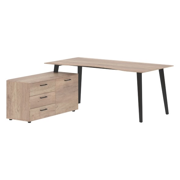 Стол руководителя с тумбой JCT 1818(L) 1800х1800х750 JAY во Владимире 