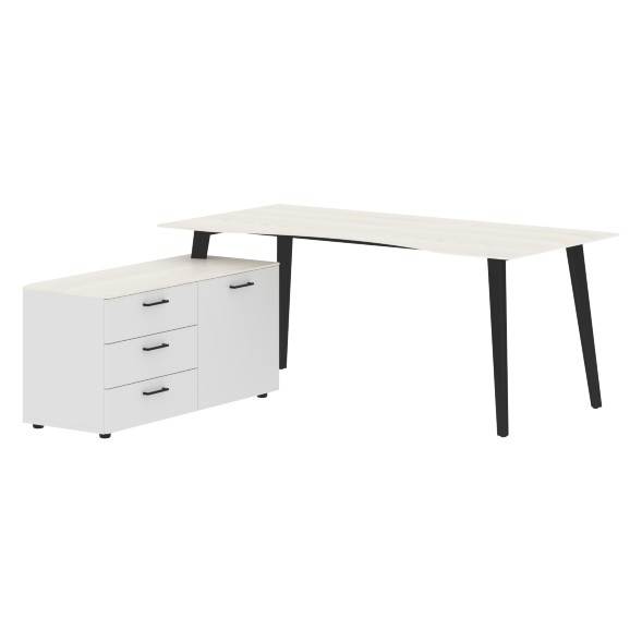 Стол руководителя с тумбой JCT 1818(L) 1800х1800х750 JAY во Владимире 