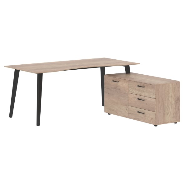 Стол руководителя с тумбой JCT 1818(R) 1800х1800х750 JAY во Владимире 