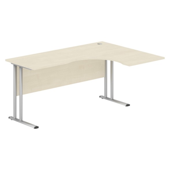 Стол эргономичный СА-4M(R) Клен*/серебро 1600х1200х755 IMAGO-M во Владимире 