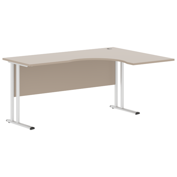 Стол эргономичный СА-4M(R) Клен*/серебро 1600х1200х755 IMAGO-M во Владимире 