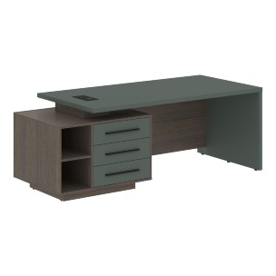 Стол руководителя с тумбой VCT 2190(L) 2100х900х750 VELION